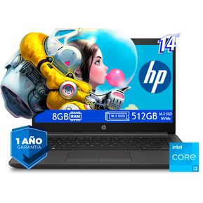 Laptop HP 240 G8 Ci3-1115 512GB 8GB 14'' HD Negro