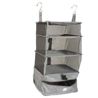 Organizador Viaje Productos De Higiene 22x8x15 cm Gris JUST HOME COLLECTION