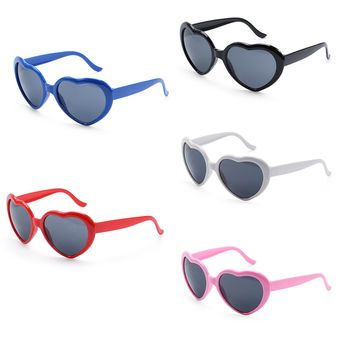 Gaf forma corazón hombre mujer lentes efecto 