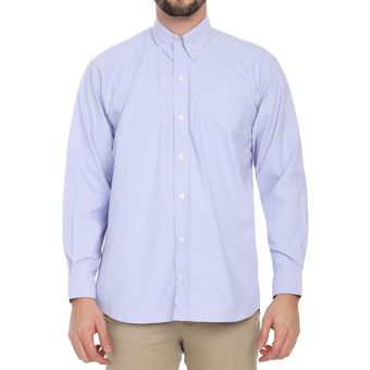 Camisa Manga Larga Lec Lee para Hombre - Blanca