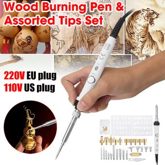 60W CE 150 ℃ 450 ℃ Ajustar bolígrafo para quemar madera Herramienta p 