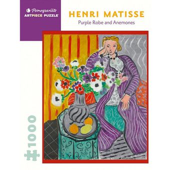Rompecabeza Heri Matisse  Purple Robe & Anemones 1000 Piezas 