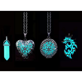 Luminous Glowing Arrow Pendant Necklace Knight Spear Necklace Glow In The Dark Pike Necklace for Wo 