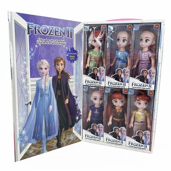 Muñecas coleccionables Frozen Disney 1 Caja Con 6 Unidades 