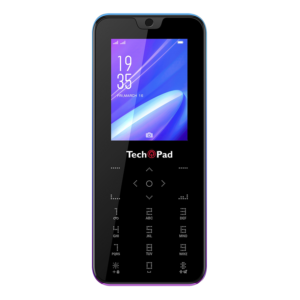 Celular Featurephone Techpad Atom Ram 32Gb Flash 2G 2.4 Pulg