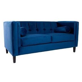 Sofá de 2 plazas Madison color azul