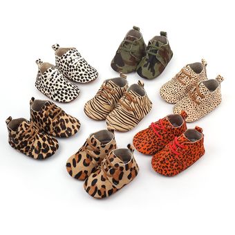 Zapatosebéuero genuinoon estampado leopardo mocasine 