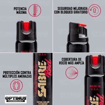  Sabre - Kit de defensa personal en aerosol de pimienta