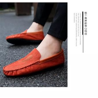 Zapatos informales de moda para hombres-Rojo 