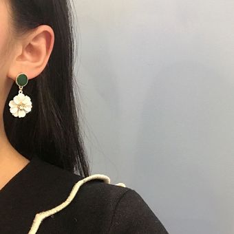 Pendientes De Flores De Estilo S925 Spring And Summer De De 