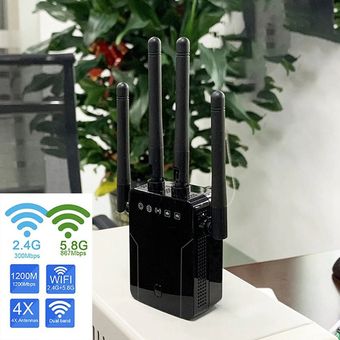 1200Mbps de doble frecuencia de 5 Ghz Wireless Wifi Repetidor WiFi Ro 