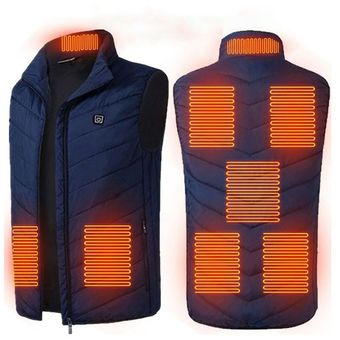 Chaleco de calefacción recargable inteligente Chaleco de calefacción eléctrica Chaleco de algodón ropa de chaqueta 