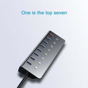 Control de interruptor independiente de la transmisión de datos del concentrador de 7 puertos USB 3.0 