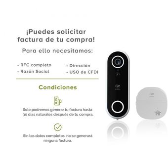 Timbre Inalámbrico Wifi App Lot Cámara Full Hd Avera Td01c Color Negro