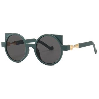 Shauna Vintage Cat Eye Sunglasses Men Metal Hinge Eyewear De 
