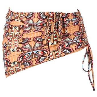 MIYOUJ-minifaldas de cintura alta para mujer faldas cortas con plie 