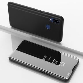 Funda De Chapado Espejo Para Samsung Galaxy A10s-Negro