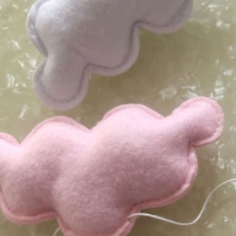 colgante de nube suave FLYEER 2020 sonajeros para bebés carpas para 