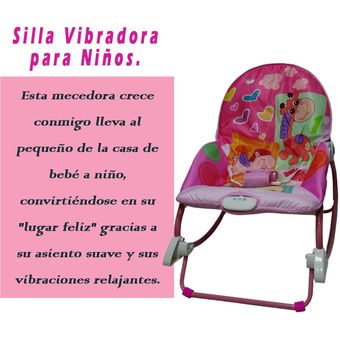 Silla Vibradora Mecedora Musical Niña-niños Baby Rocker - El Bebe