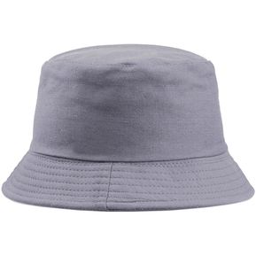 Gorro Pesquero Pescador Bucket Hat Sombrero Hombre Mujer Sol-Gris Claro
