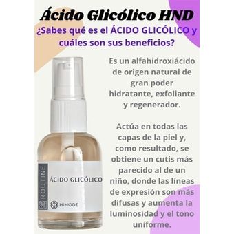 Beneficios Acido glicólico como usarlo