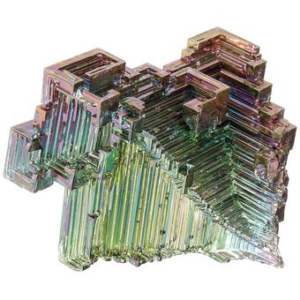 1.5-3 '' Cristal curativo de Chakra Reiki de meditación de cuarzo-selenito de bismuto arcoíris 3 pulgadas 
