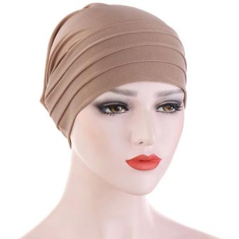 Sombrero De Respiración De Algodón Mujer Turbante Pañuelo De 