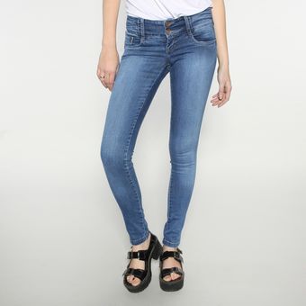 Jeans Skinny Pretina Ancha