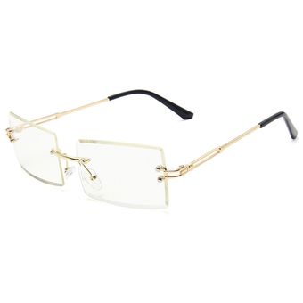 Gafas rectangulares de diseño de marca de gafas de sol sinmujer 