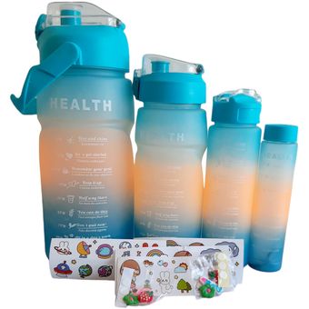 Termo Motivacional 3 En 1 Sticker 2 Litros 900ml 300ml