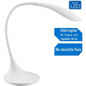 Lámpara de escritorio Led Cobra blanca