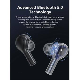 Audifonos Bluetooth Inalamabrico Con Powerbank 