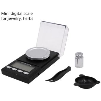 báscula de bolsillo de alta precisión balanza de joyería herramienta de pesaje 39% de descuento gramos de peso para cocina Báscula Digital pequeña de 50g x 0.001g 