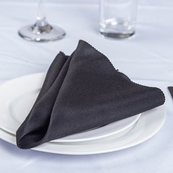 tela de poliéster WhiteTable cena servilletas para mesa de café de las Partes cocina de restaurante 10 unids lote 48cm 