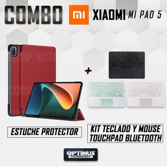 Funda con Teclado Bluetooth con Touchpad para Tablet Xiaomi Redmi Pad SE  11 Verde - Supermercado