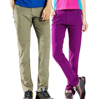 #Women Purple Pantalones de pesca superelásticos para hombre y mujer,ropa impermeable de secado rápido,transpirable,cómoda,suave,para deportes al aire libre 