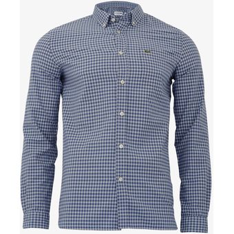 camisa lacoste manga larga