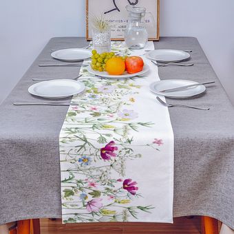 fiesta de cumple Mantel de lino y algodón de alta calidad para mesa 