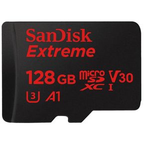 Memoria Sd 128GB Clase 10 Sandisk Extreme 90MB/S U3 4k Gopro