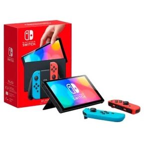 Consola Nintendo Switch Modelo OLED Neón Rojo y Azul