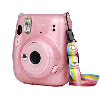 Bolsa de hombro para cámara instantánea Fujifilm Instax Mini 11, accesorio  de PVC, funda protectora con