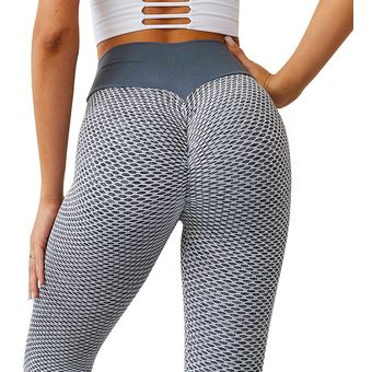 #ylello Medias de cuadrícula Pantalones de yoga Mujeres sin fisuras cinturas altas leggings transpirable gimnasio fitness empuje hacia arriba ropa niña yoga pantalón 