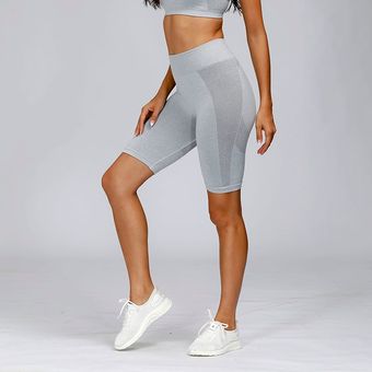 para entrenamiento CFR para levantamiento de botas Pantalones cortos deportivos para mujer fitness ciclismo yoga talle alto correr 