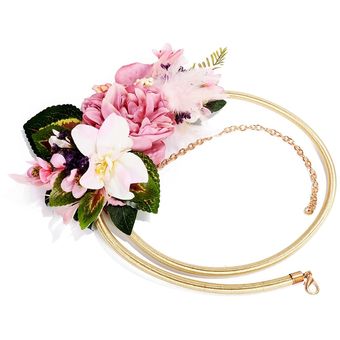 Cinturones florales delicados Vintage de flores para mujer elegante 