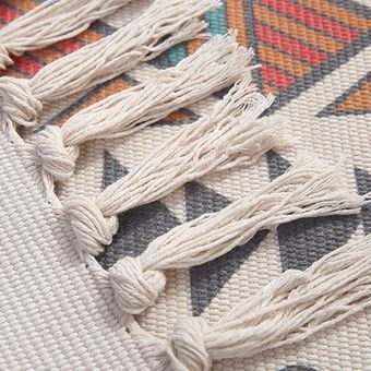 alfombra de algodón y l Alfombra de noche estilo Retro bohemio 2020 