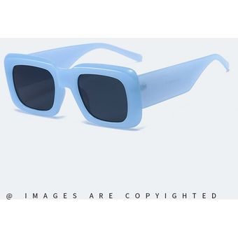 Gafas de sol cuadradas Vintage para hombre y mujer lentes de sol cuadradas a la moda de diseñador 