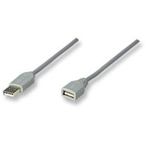 CABLE USB 1.1 EXTENSION MANHATTAN, 4.5 MTS TIPO A MACHO - A...