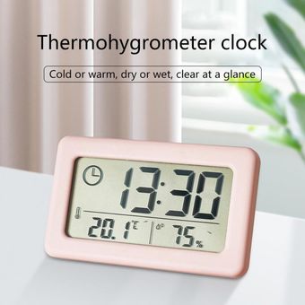 #white LED Digital Clock Electronic Digital Screen Desktop Clock for Home Office Backlight Snooze Data Calendar Desk Clocks 