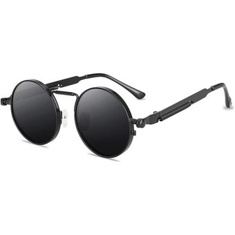 Gafas Circulares De Sol Con Punk De Vapor Gafas De Sol Con 