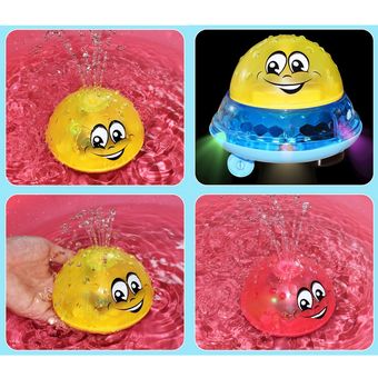 Induction Sprinkler Toy Induction Water Ball Ball Induction Eléctrico Expulsar automáticamente la columna de agua Rueda universal 